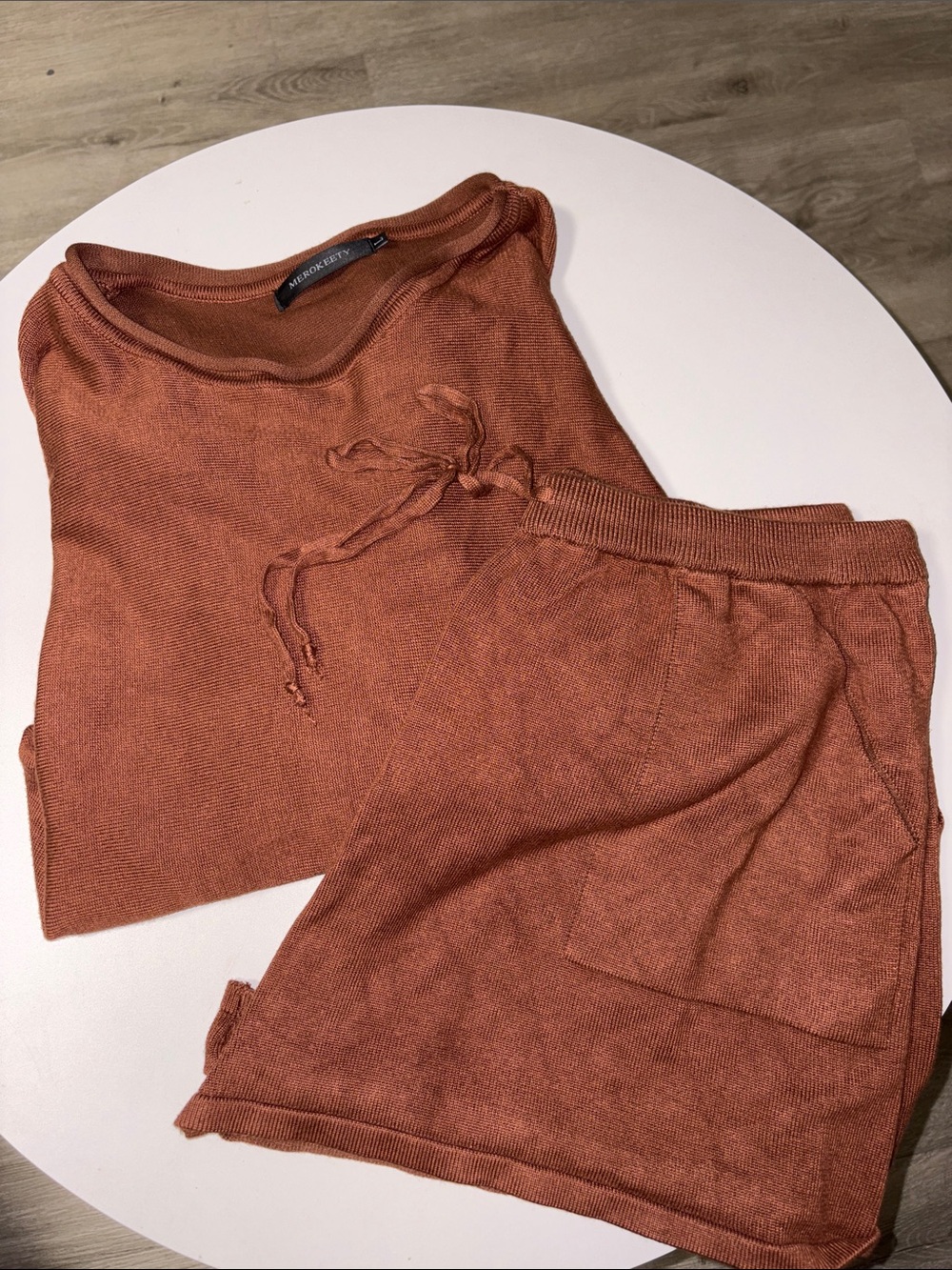Knit Lounge Set - Women's Two-Piece